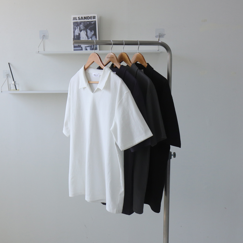 남자 반팔티 빅사이즈 분또 구김없는 반팔 카라티