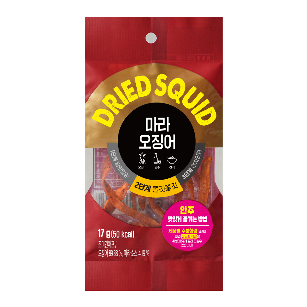 마라맛 오징어스낵 17g - 메인 이미지