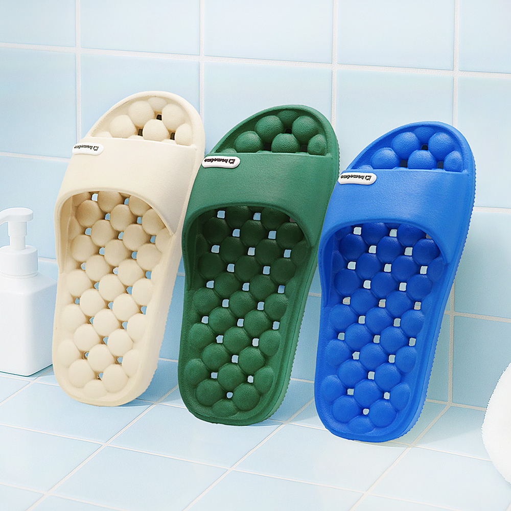 [단독]1+1 가벼운 EVA 항균 미끄럼방지 버블 AIR 욕실화 2개 세트