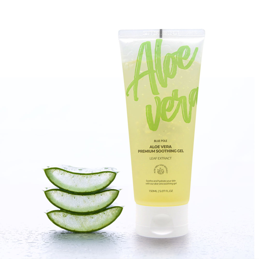 블루폴 알로에베라 프리미엄 수딩젤 피부진정 수분 바디로션 젤 크림 무향, 150ml, 2개 - 상세 이미지 5