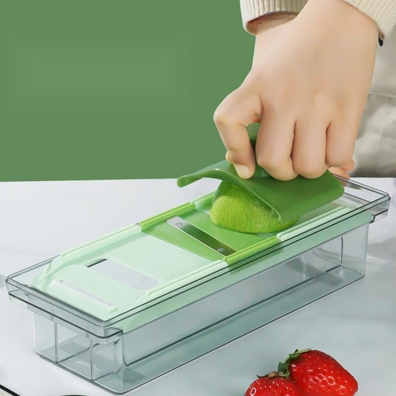 만능 다용도 사각 슬라이서 채썰기 스테인리스 멀티 채칼 필러 - 상세 이미지 2