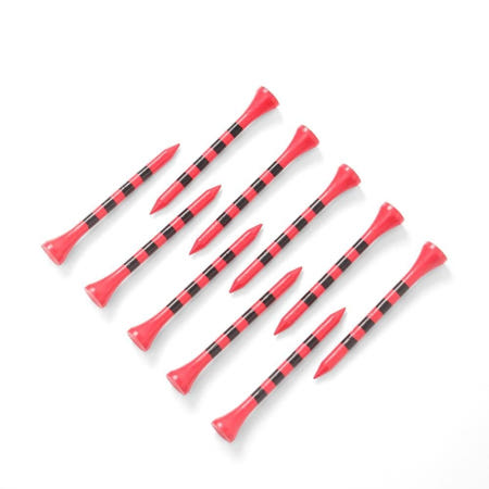 Well 굿샷 골프 롱티 100p세트(70mm) (레드) 필드용품