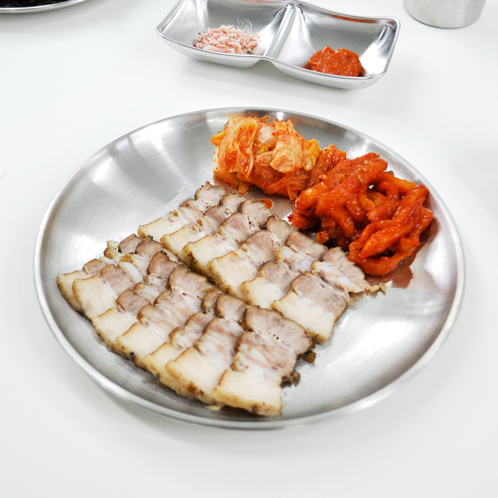 키친유 캠핑 어드벤처 스텐 원형 접시 23cm 나눔 그릇 샐러드 스테인레스 식기 플레이트 - 상세 이미지 3