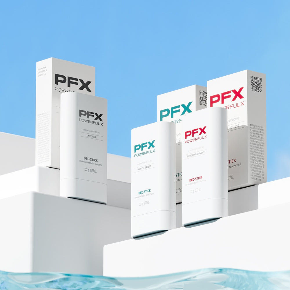 [파워풀엑스] 극강뽀송 PFX 데오스틱 3종 겨드랑이 땀 & 냄새케어 데오드란트