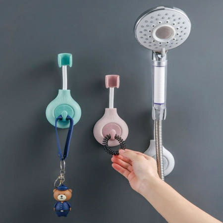 아르세 욕실 부착식 샤워기 거치대 각도조절 홀더