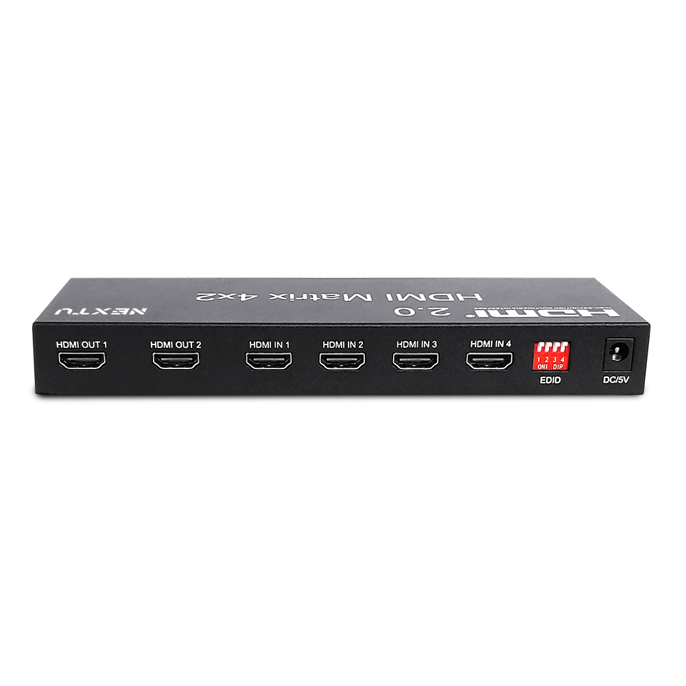 NEXT-4242UHDM-DS HDMI 4K 60HZ 4:4:4 매트릭스스위치 입력4포트 출력2포트 이미지 4
