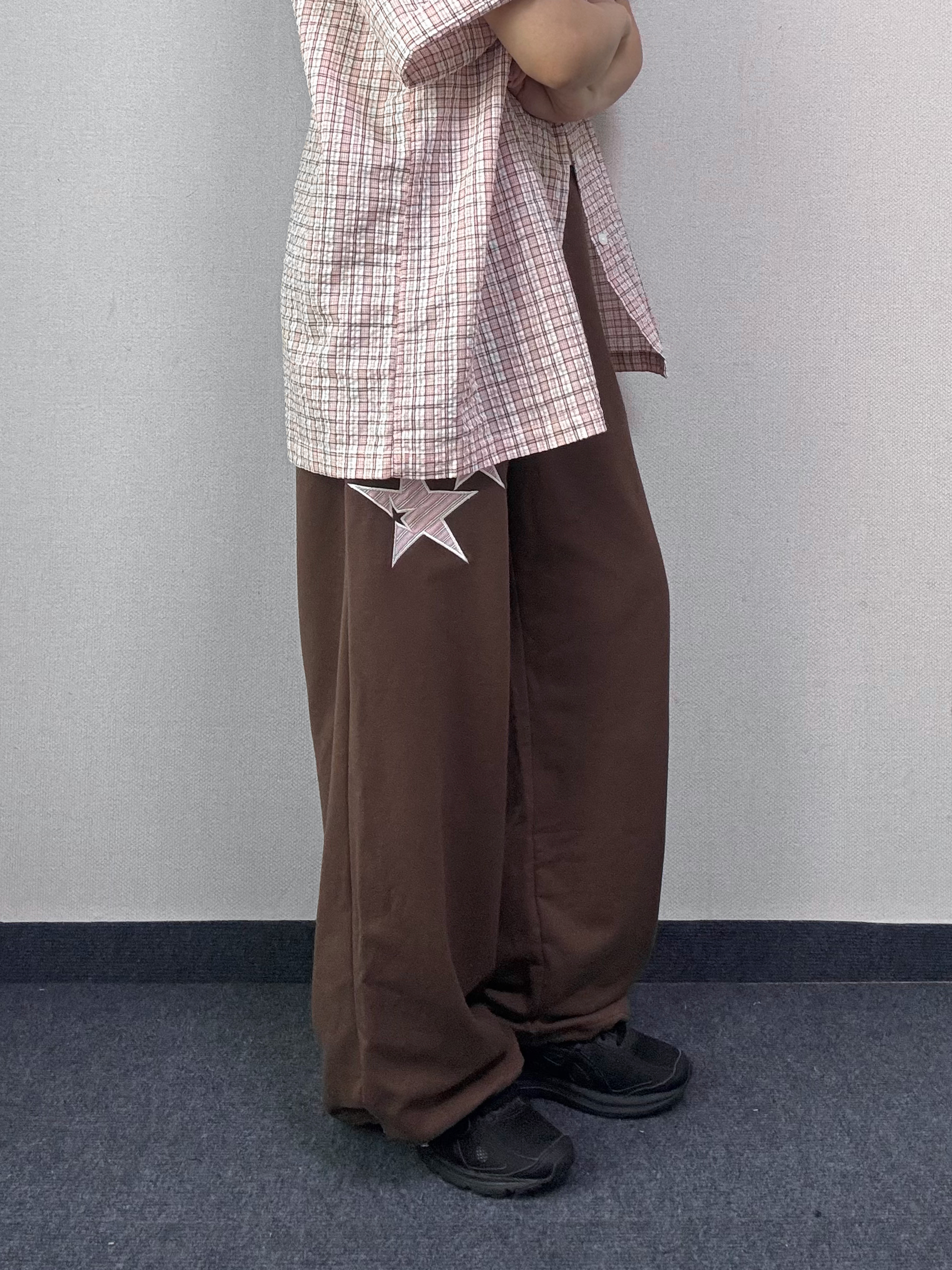 루브 스타 밴딩 와이드 팬츠 [3Color] - 상세 이미지 2