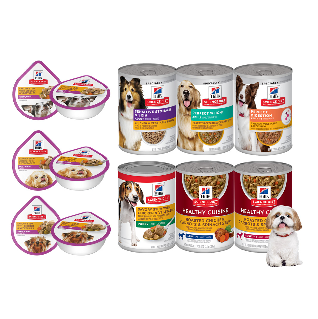 [3개 번들] 힐스 강아지사료 어덜트 헬시 퀴진 치킨 스튜 x 3개