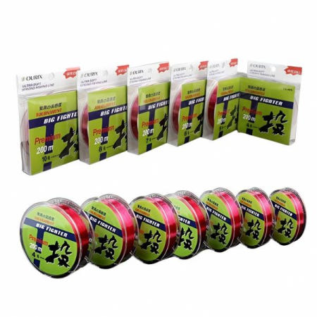 소프트 라인 방출 대물 컬러 낚싯줄 200M 낚시 망 낚싯대 소프트웨어 장치 대형 컬러링