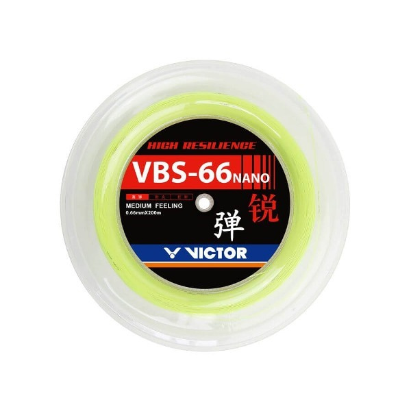 빅터 VICTOR 배드민턴 스트링 거트 VBS-66N RL 롤 내구성 타구감 충격 흡수 - 상품 이미지