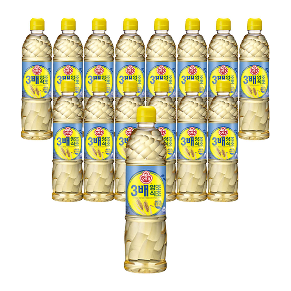 오뚜기 3배 양조 식초 900ml, 15개 - 메인 이미지