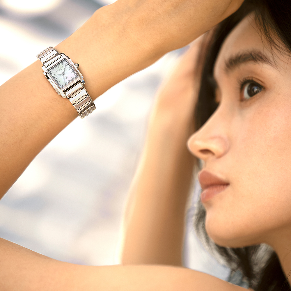 롤라로즈 Urban 사각다이얼 실버메탈 여자손목시계 여름시계 상세 이미지 6