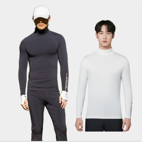 팬텀 FANTOM 골프남성 여름 아이스냉감 자외선차단 골프웨어 이너 골프티셔츠 - 메인 이미지