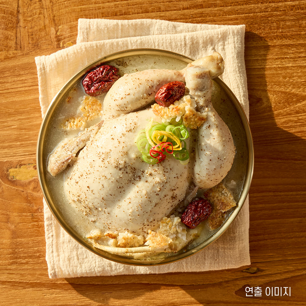 지리산처럼 들깨삼계탕 국산 들깨 누룽지 보양식 1.2kg : 지리산처럼
