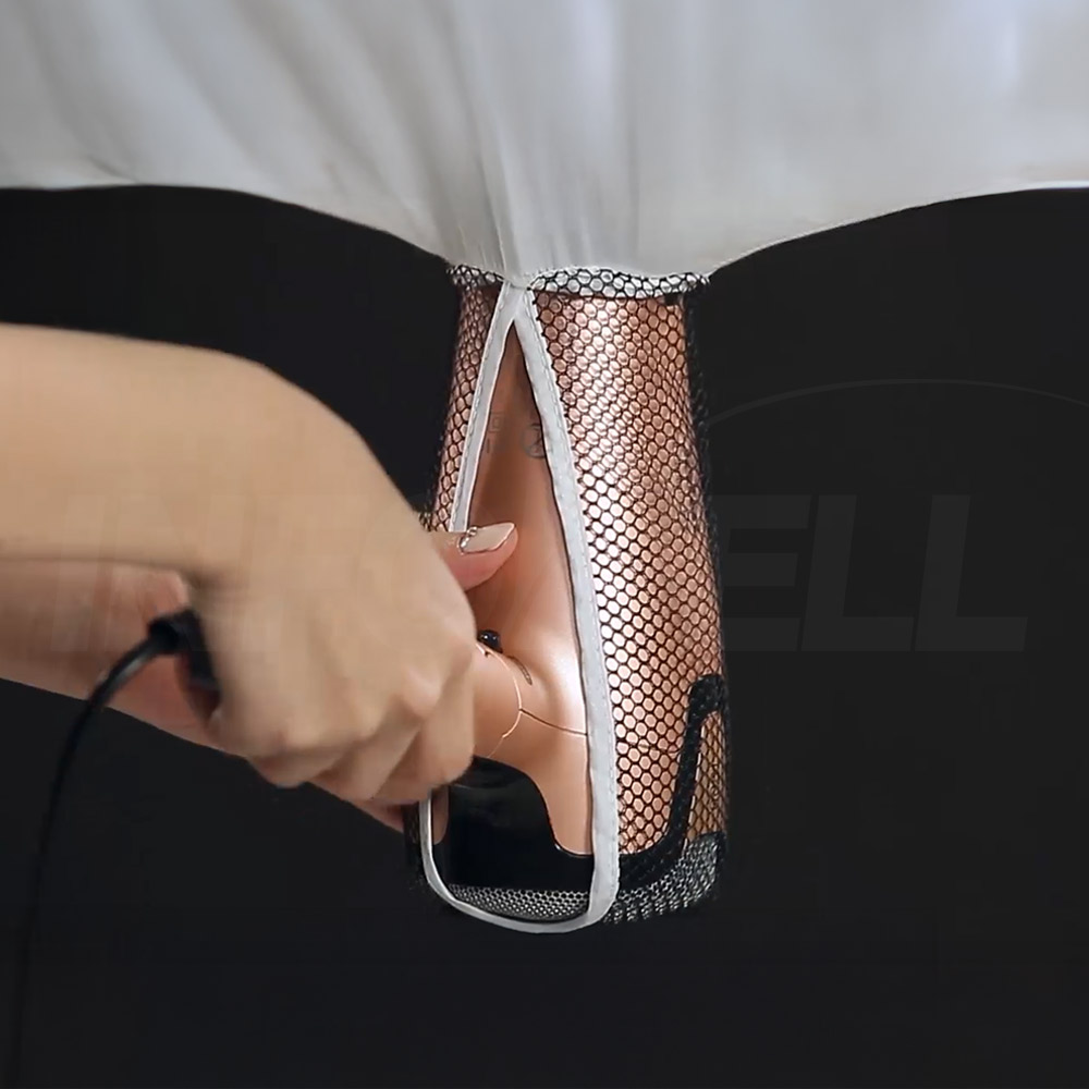 람작 이지원 만능 다리미 의류 건조 주름 다림질 소형 전기 열풍 다리미 - 상세 이미지 3