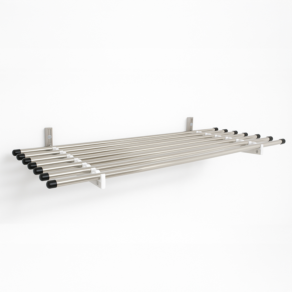 아텍스 다용도 벽선반 올스테인레스 벽걸이 베란다 세탁실 국내제작 33cmx60cm 1단 - 상세 이미지 2