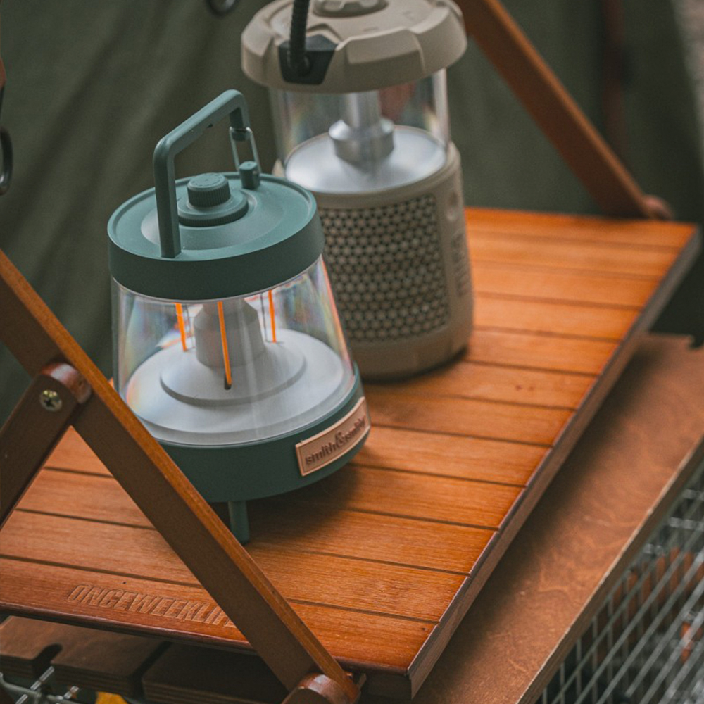 원스위크라이프 행어 캠핑 선반 접이식 우드 쉘프 수납 장 4단, 네추럴