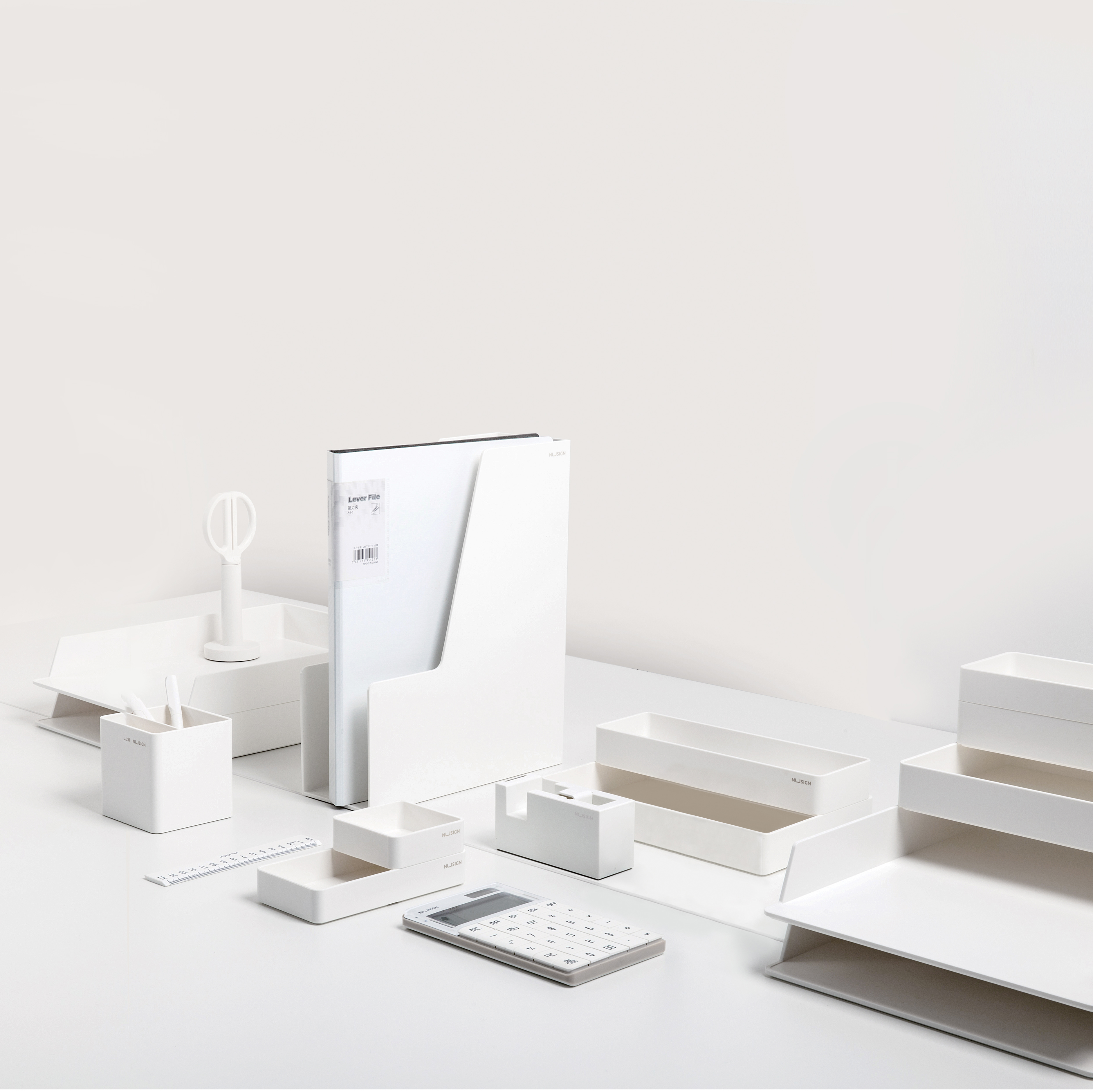 책상정리 누사인 트레이 6개 펜접시