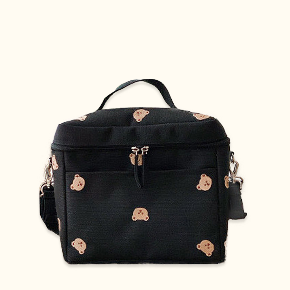 개과천선 애견 강아지 허니곰 유모차 외출가방 개모차 파우치 수납가방 캐리어 블랙