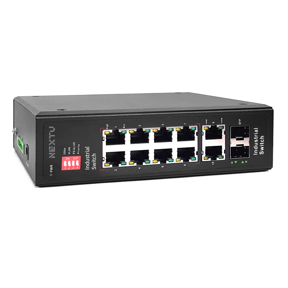 산업용 기가 8포트 POE 스위치허브 NEXT POE8022GDT - 상세 이미지 2