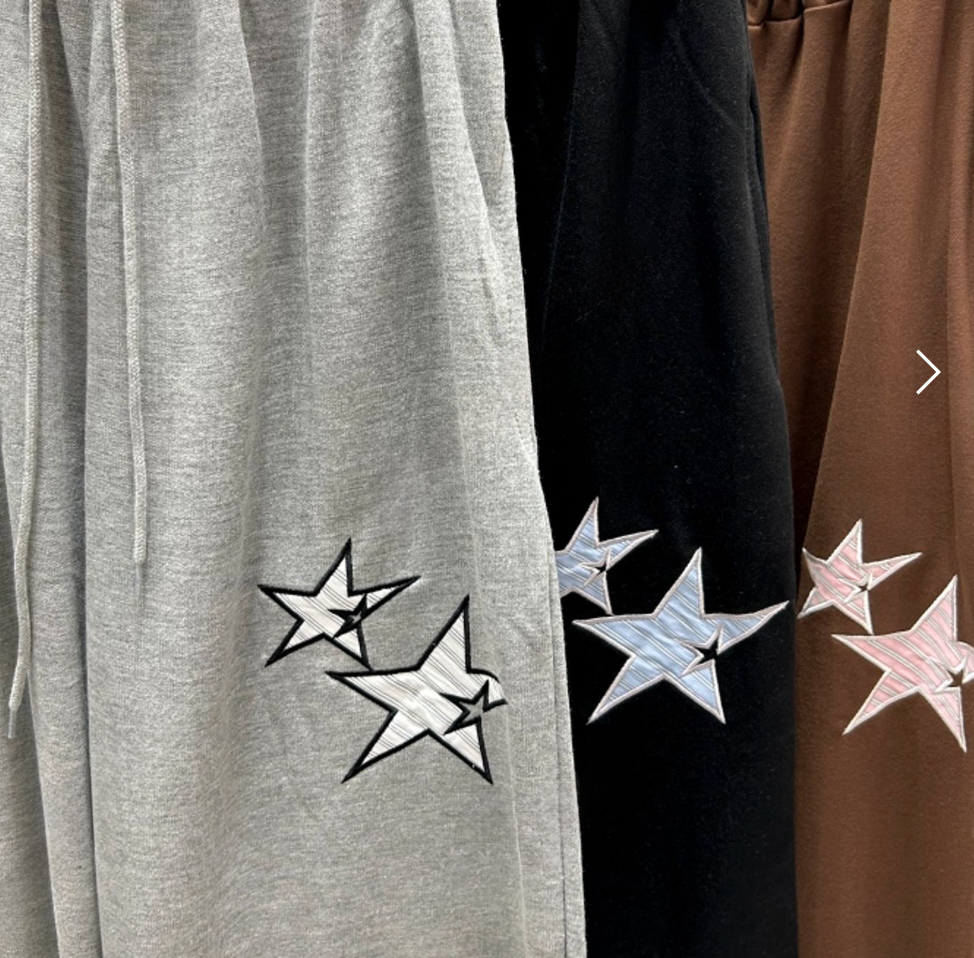 루브 스타 밴딩 와이드 팬츠 [3Color] - 상세 이미지 5