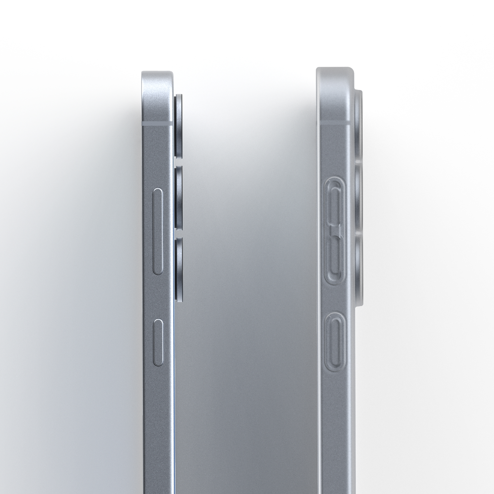 고스트핏 투명헨드폰케이스 변색없는케이스 생폰케이스 반투명, 갤럭시S25 - 상세 이미지 4