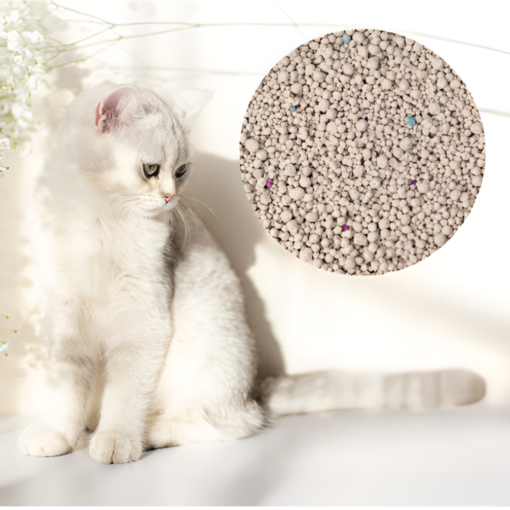 벤토나이트 최강 정직한 다이소고양이 모래 고양이가는입자 모레 수거 15kg 30L 구구펫