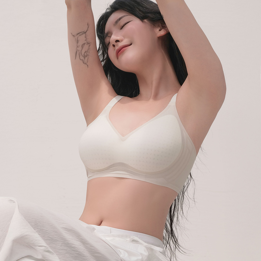 소프트 쿨 스키니 에어핏 노와이어 브라 - 상세 이미지 2