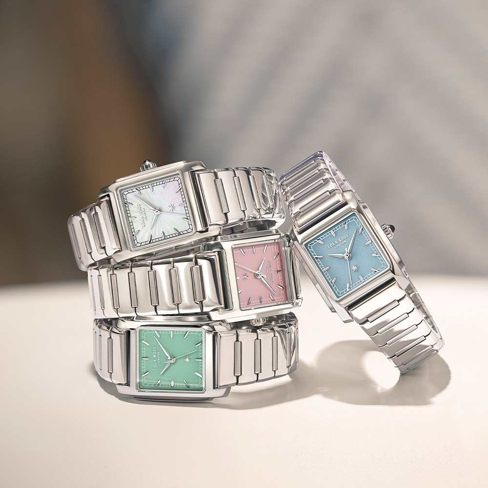 롤라로즈 Urban 사각다이얼 실버메탈 여자손목시계 여름시계 상세 이미지 2