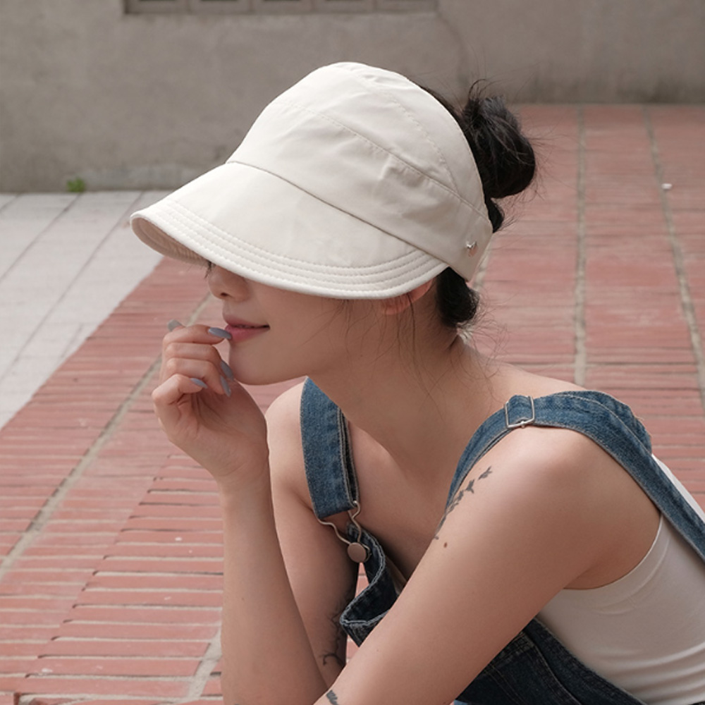 자외선차단 마스크걸이 포니테일 썬캡 모자 - 상세 이미지 2