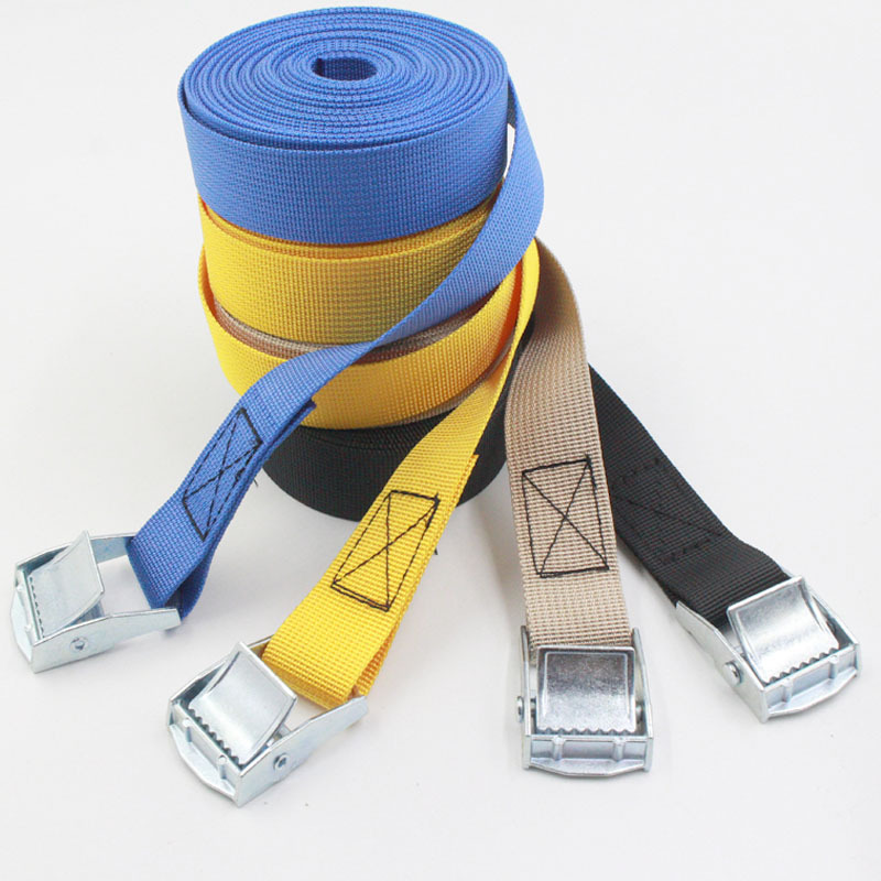 캠핑 타이다운 스트랩 웨빙 고정 끈 야외 텐트 타프 루프탑 고정벨트 65cmx2.5cm-블랙