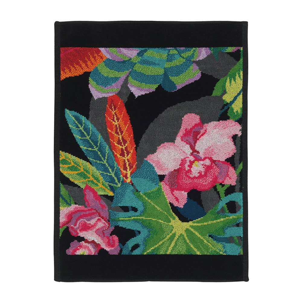 훼이라 레인포레스트 게스트타월 블랙 37x50cm 독일직수입 부드럽고 먼지없는 프리미엄 수건 - 메인 이미지