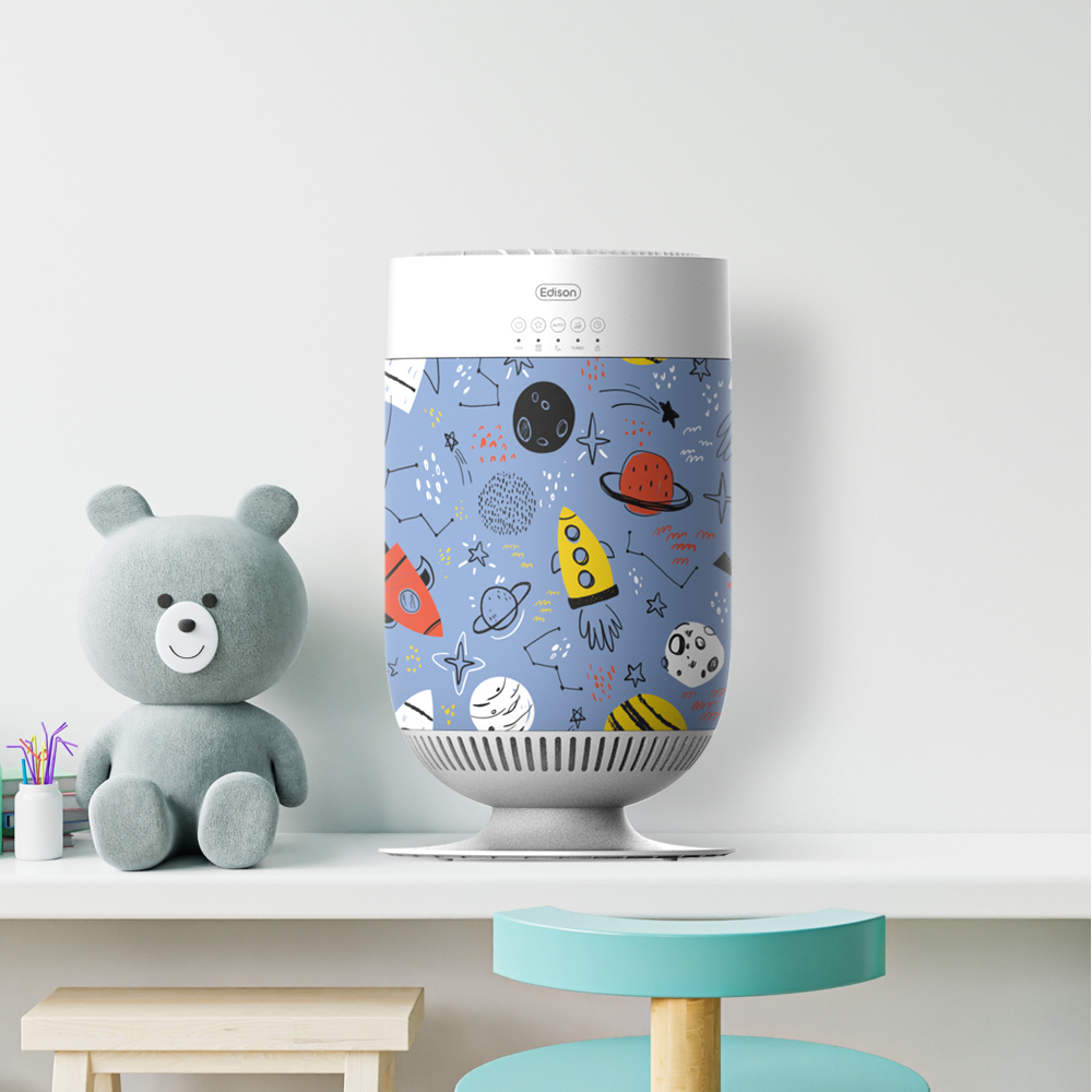 에디슨 미세먼지제거 헤파필터 원룸 펫 아이방 사무실 아기방 소형 미니 공기청정기