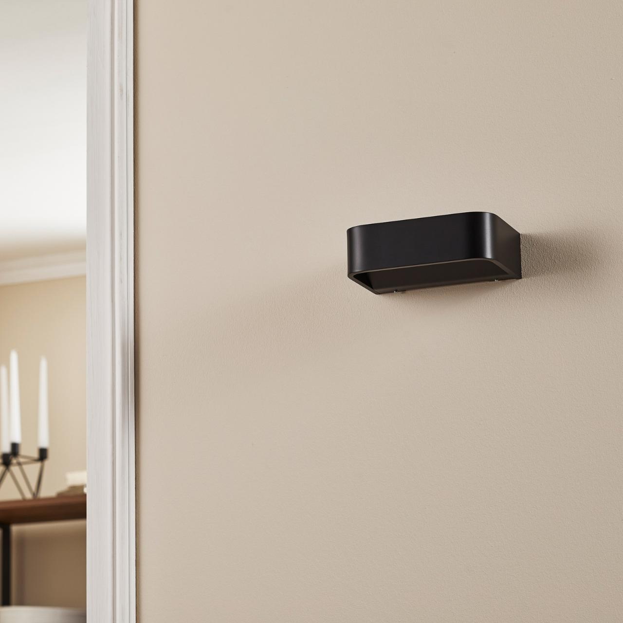 Rotaliana 프레임 W1 LED 벽등 블랙 2,700K  8005275 : 오해피유로