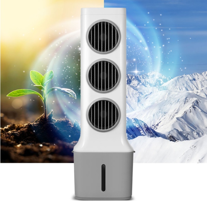 가정용냉풍기 BLDC 거실 원룸 무드등 3구 기화식냉풍기