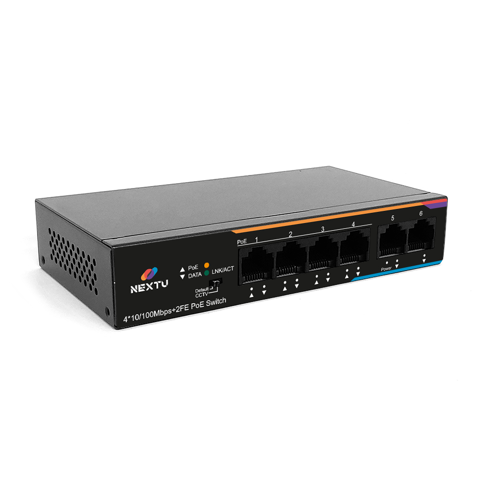4포트 100메가POE A768스위칭허브+RJ45 NEXT-POE306EF - 상세 이미지 2
