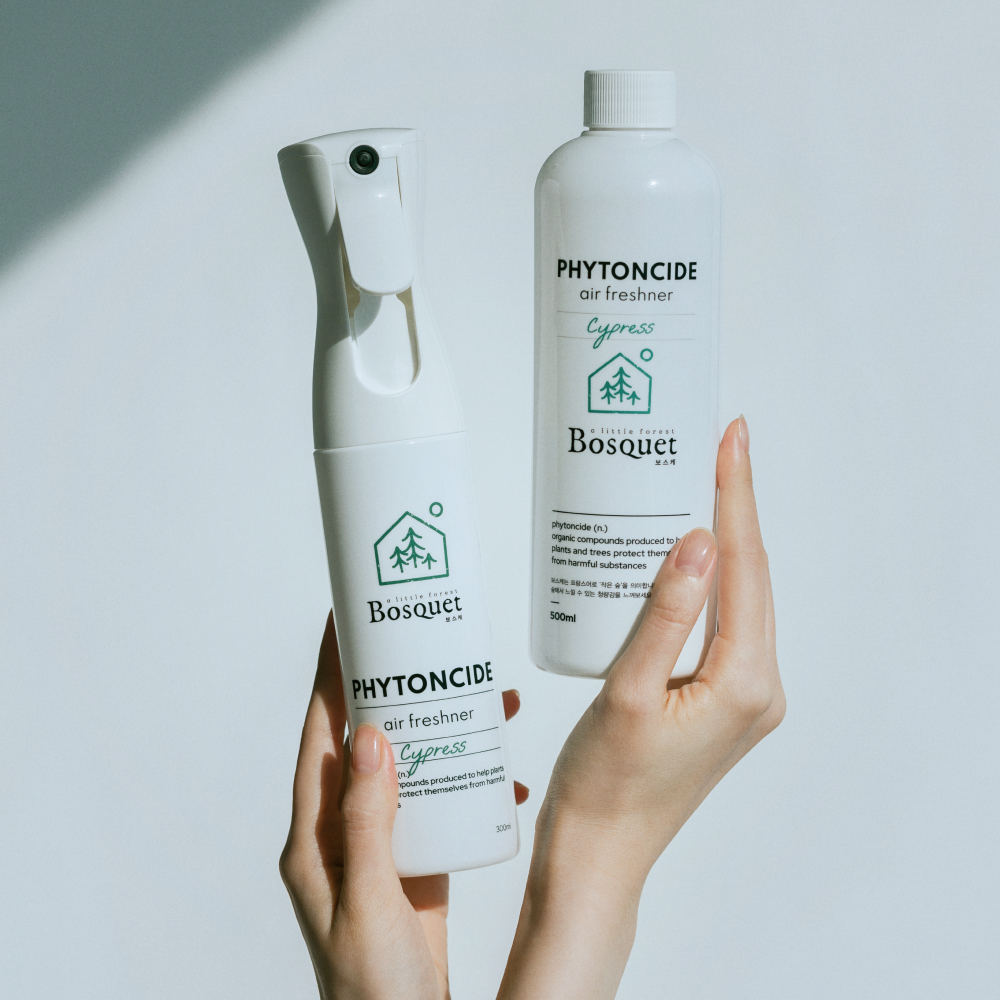 보스케 피톤치드 탈취제 300ml 안개분사+500ml리필 세트 - 상품 이미지
