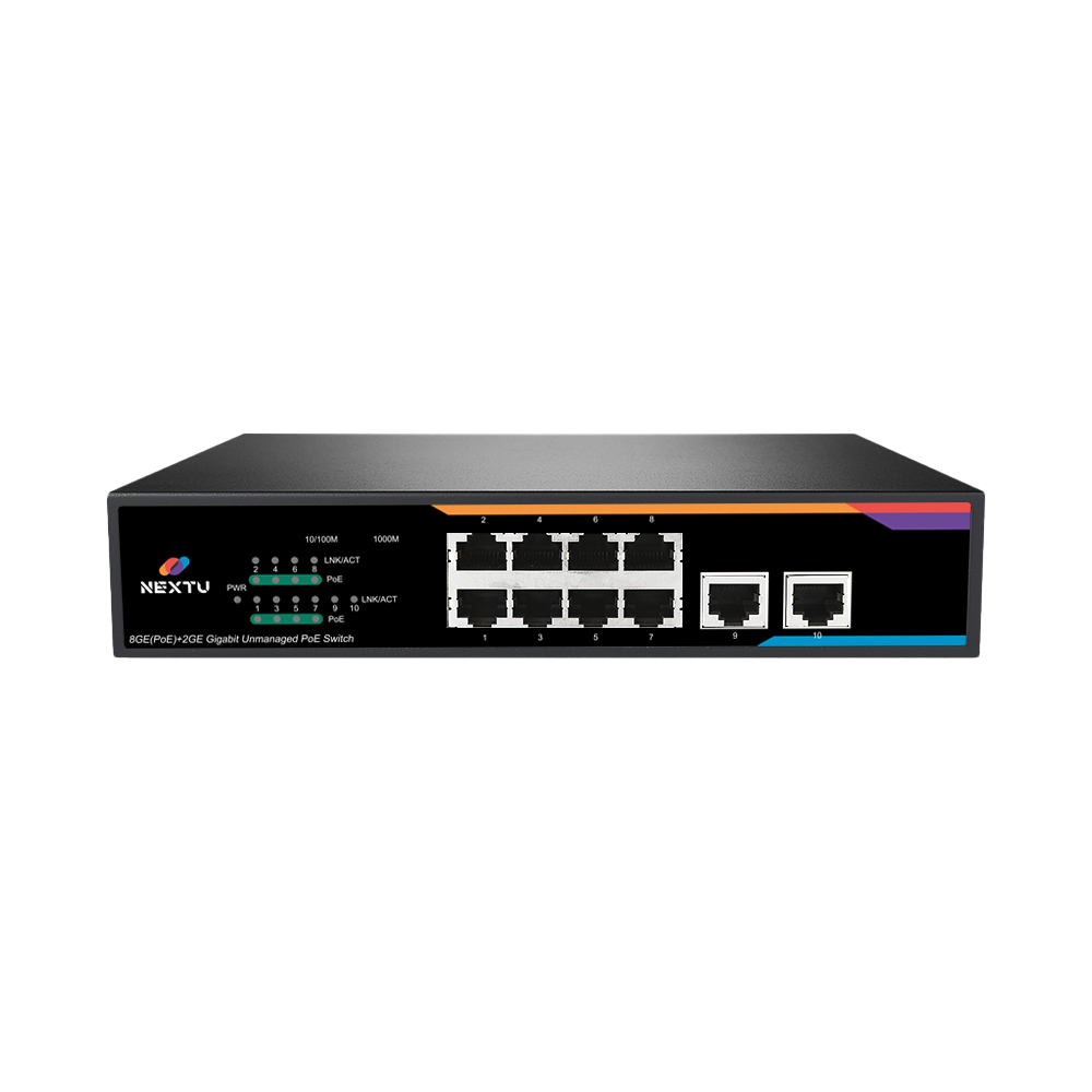 POE3010G-2TP 10/100/1000Mbps 8포트+GbE 2TP POE스위치 - 상품 이미지