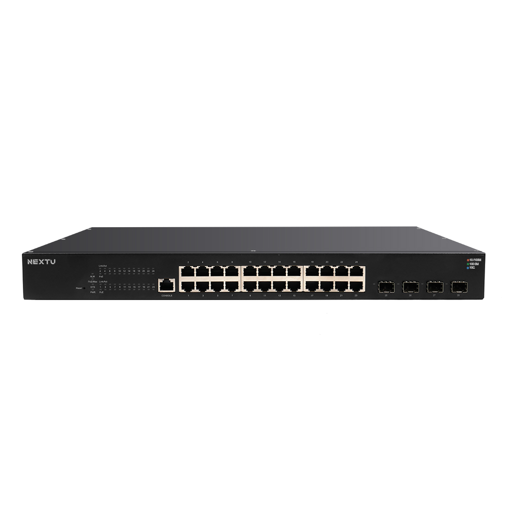 넥스트 정품 24포트 POE+L2 매니지먼트 스위치 NEXT-POE3052L2-10G - 상품 이미지