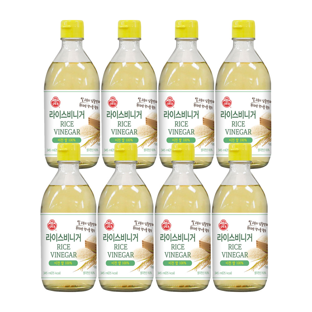 오뚜기 라이스비니거 345ml, 8개 - 상품 이미지
