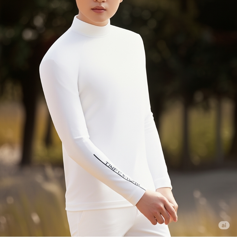 팬텀 FANTOM 남성 여름 냉감 스판 UV차단 이너 필드룩 골프웨어 냉감 긴팔 티셔츠 - 상세 이미지 3