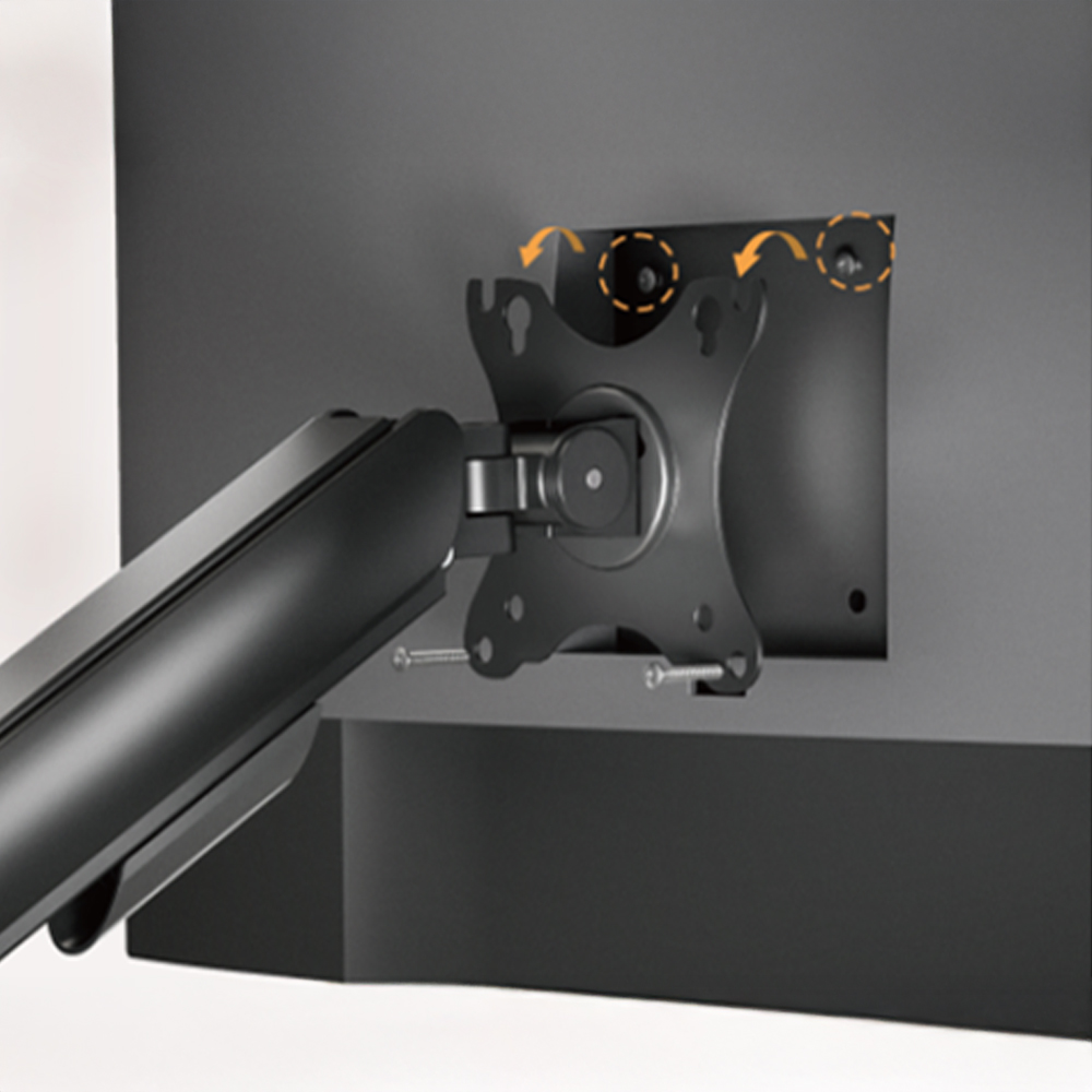 더함 모니터암 거치대 노트북 싱글 듀얼 모니터 암 스탠드 81.3cm(32인치)