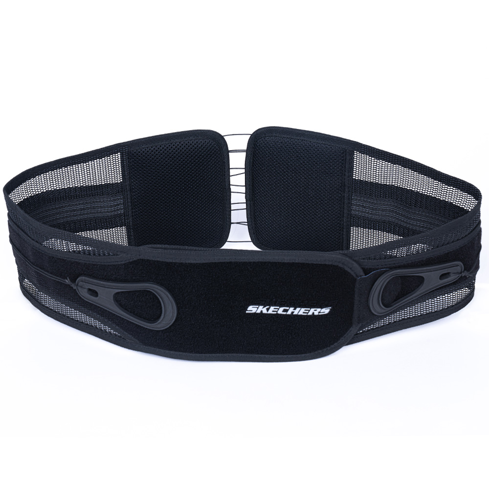 스케쳐스 테크핏 허리 보호대 복대 얇은 메쉬 여름용 이중압박 골프 산후 운동 슬림