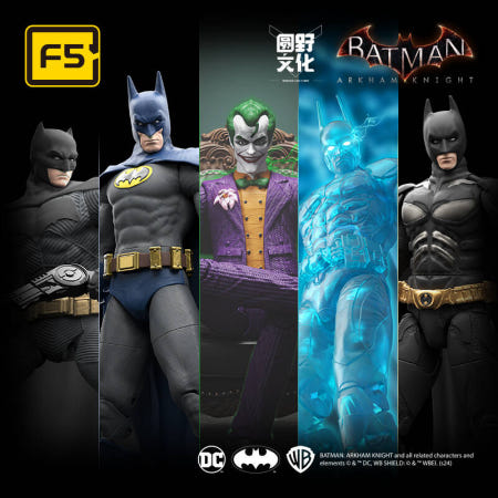 [해외]F5 루프 문화 배트맨크레이지 에디션: 아캄 나이트의 치명적인 빨간 망토 조립 모바일 모델 랜덤 박스 장난감 고퀄리티 CQ2999114
