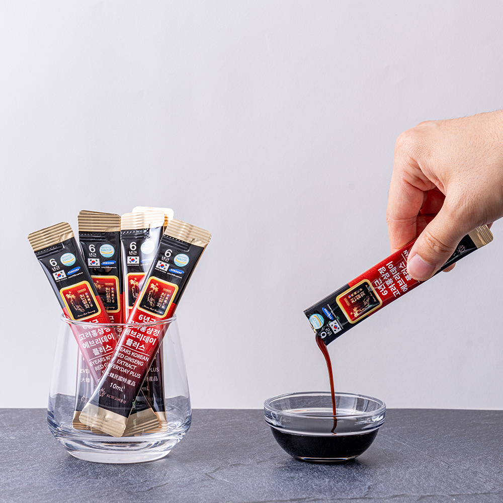 천설화 6년근 고려홍삼정 에브리데이 플러스 실속형 홍삼스틱 10ml 50포, 5개