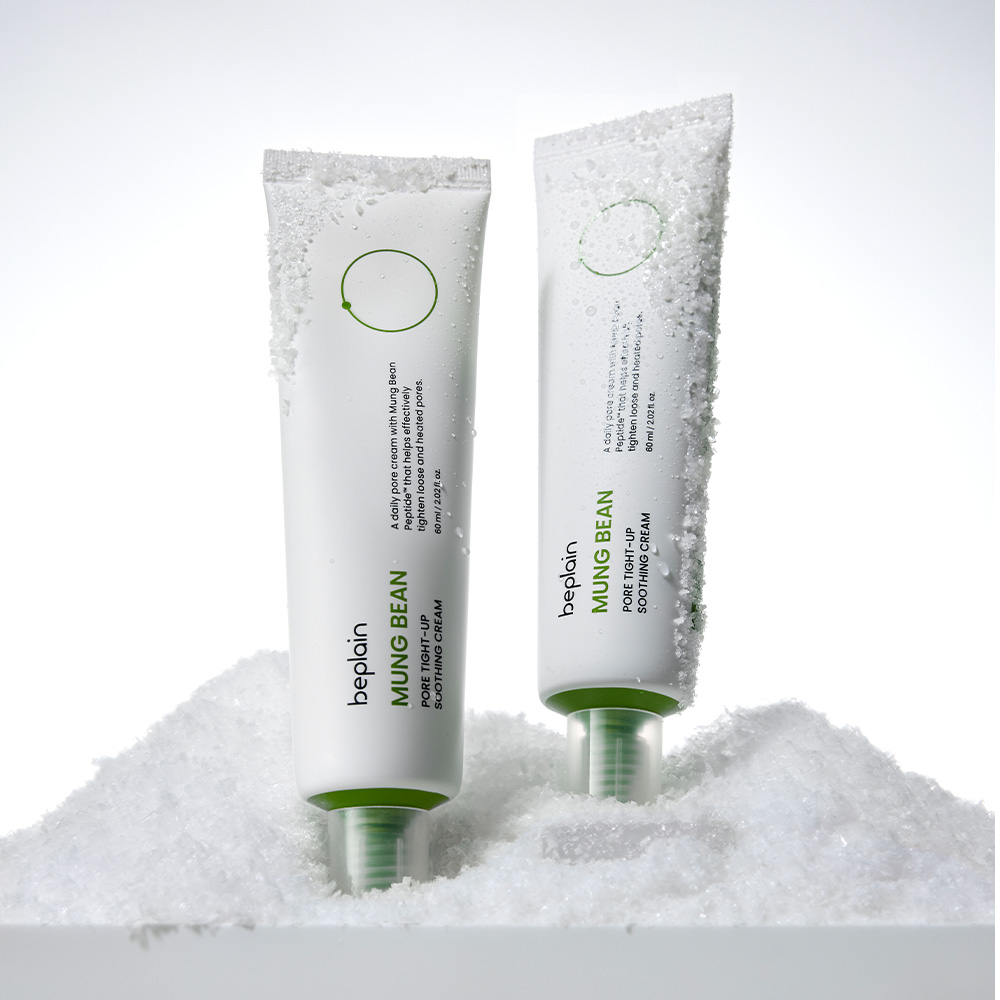 비플레인 녹두 모공 타이트업 수딩 크림 60ml, 2개
