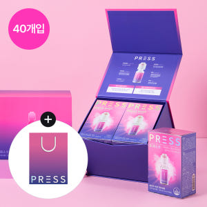 [쇼핑백 제공] 프레스샷 선물세트 40개입 눌러마시는 고함량 올인원 비타... 맛있게 먹은 솔직 후기 - 상품 이미지 1