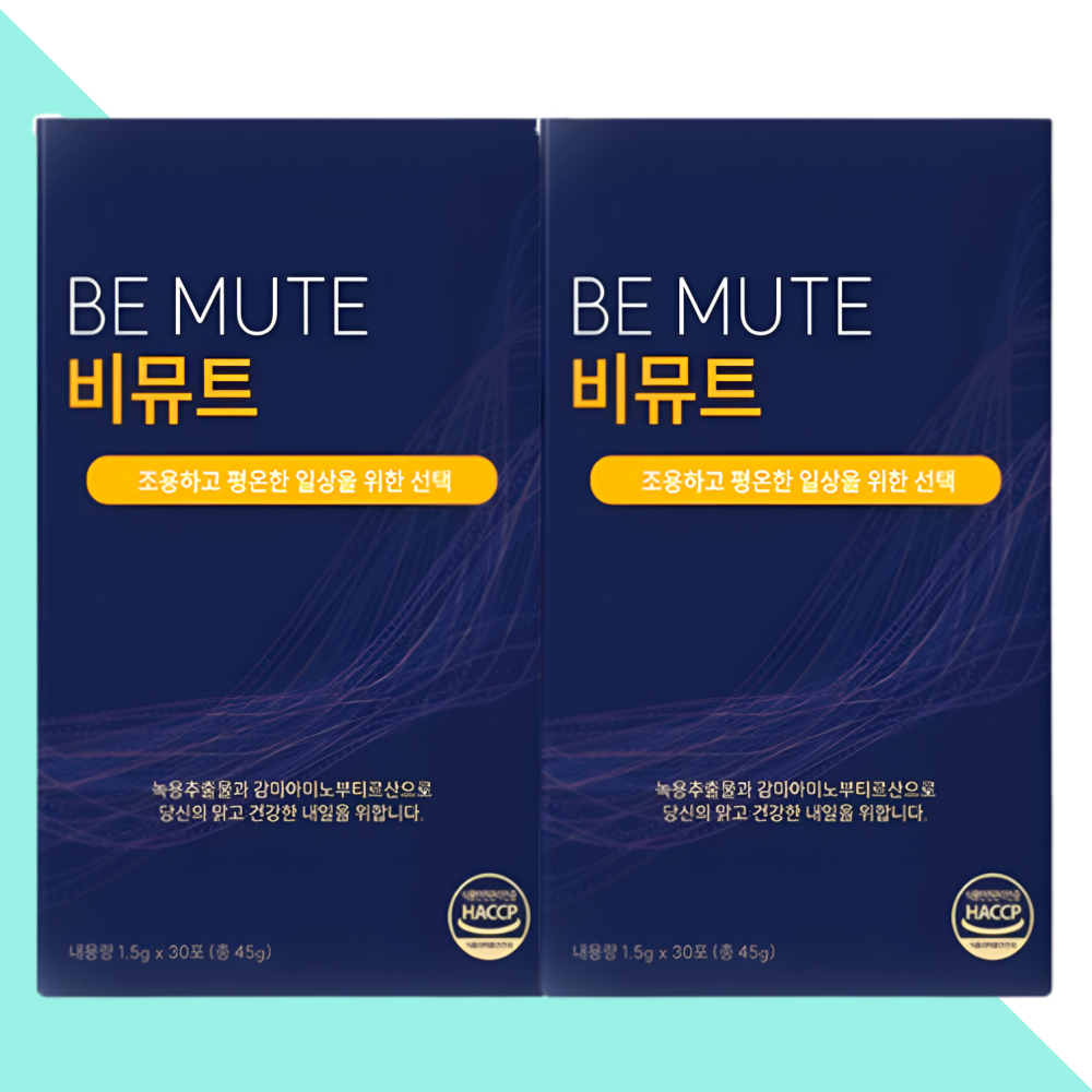 메디홉 비뮤트 프리미엄 GABA 30포X2개 - 메인 이미지