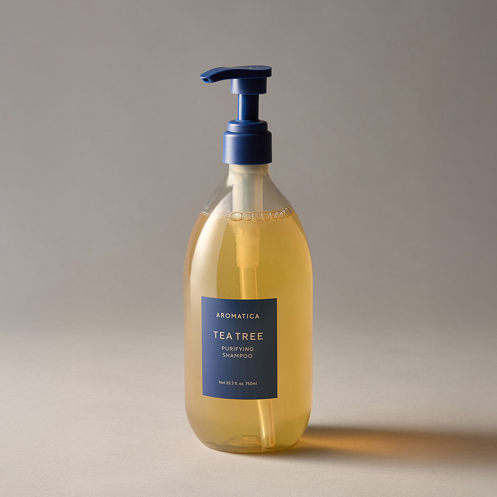 아로마티카 티트리 퓨리파잉 샴푸 750ML 대용량 탈모 기능성 지성 두피 쿨링