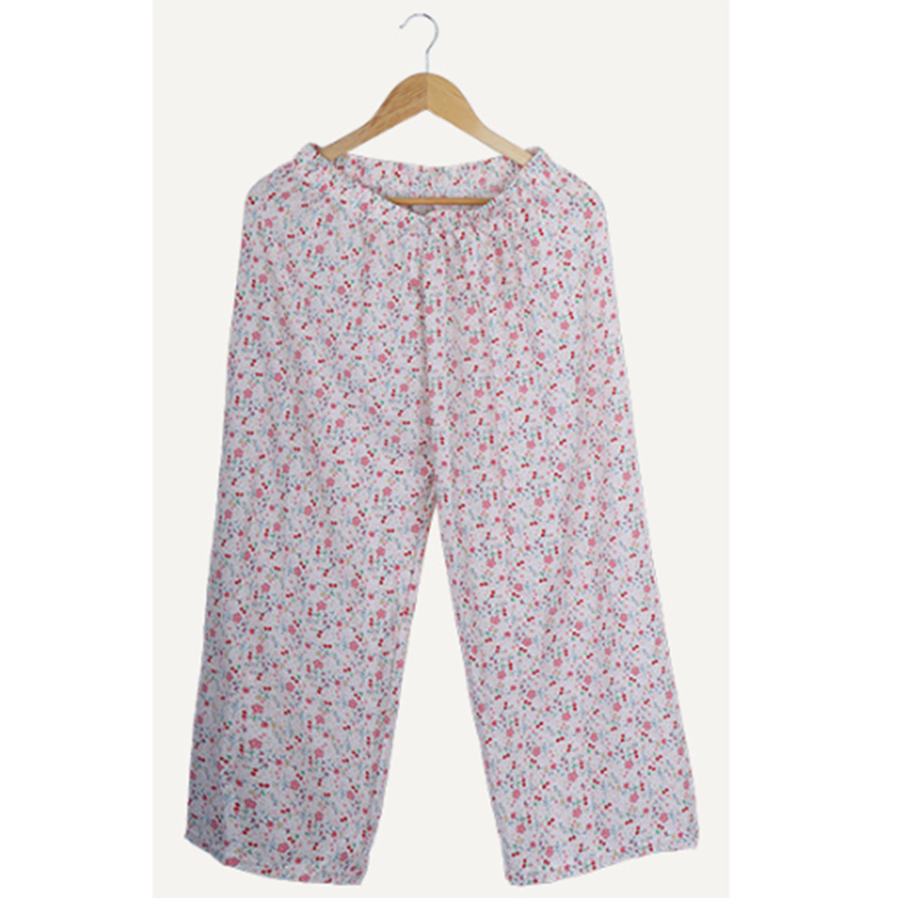 몸배바지 할머니 어르신 촌캉스 여름 꽃무늬 냉감 몸빼 꽃바지 - 상세 이미지 2